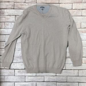 Johann Konen Men's Pullover Designer Sweater Size XXL Classic Preppy V-neckline